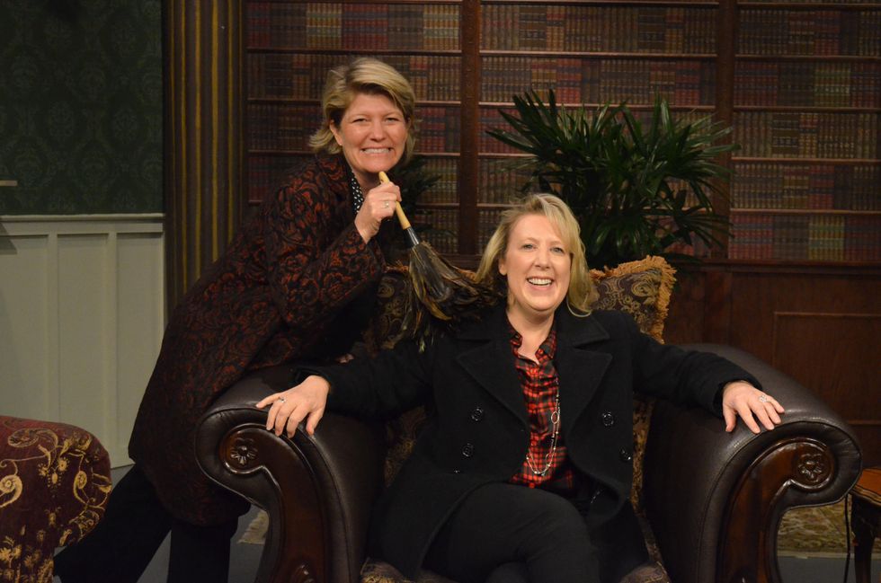 Manor of Speaking season finale guests, Downton Abbey fans Maya Houston and Doni M. Wilson