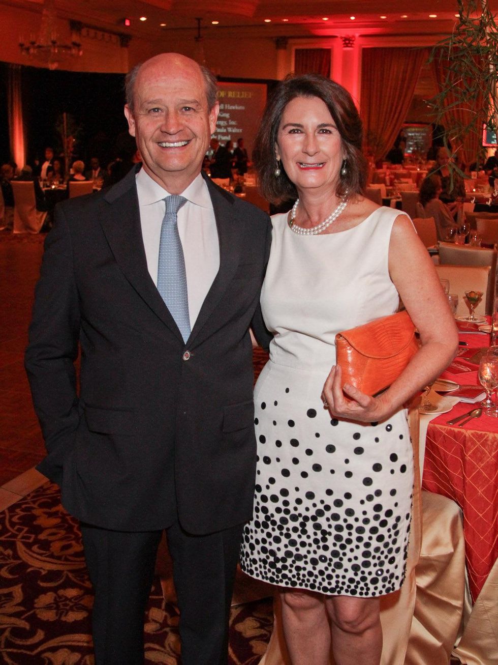 Manuel and Betty Urquidi at the Medical Bridges gala October 2013