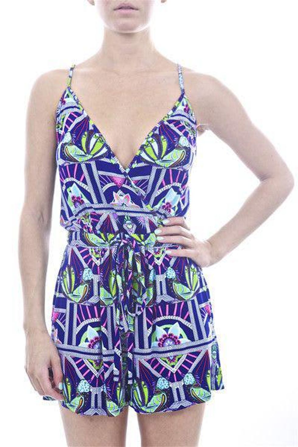 Mara Hoffman cross over romper