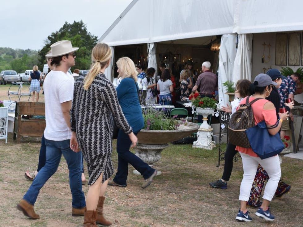 Marburger tents at Round Top