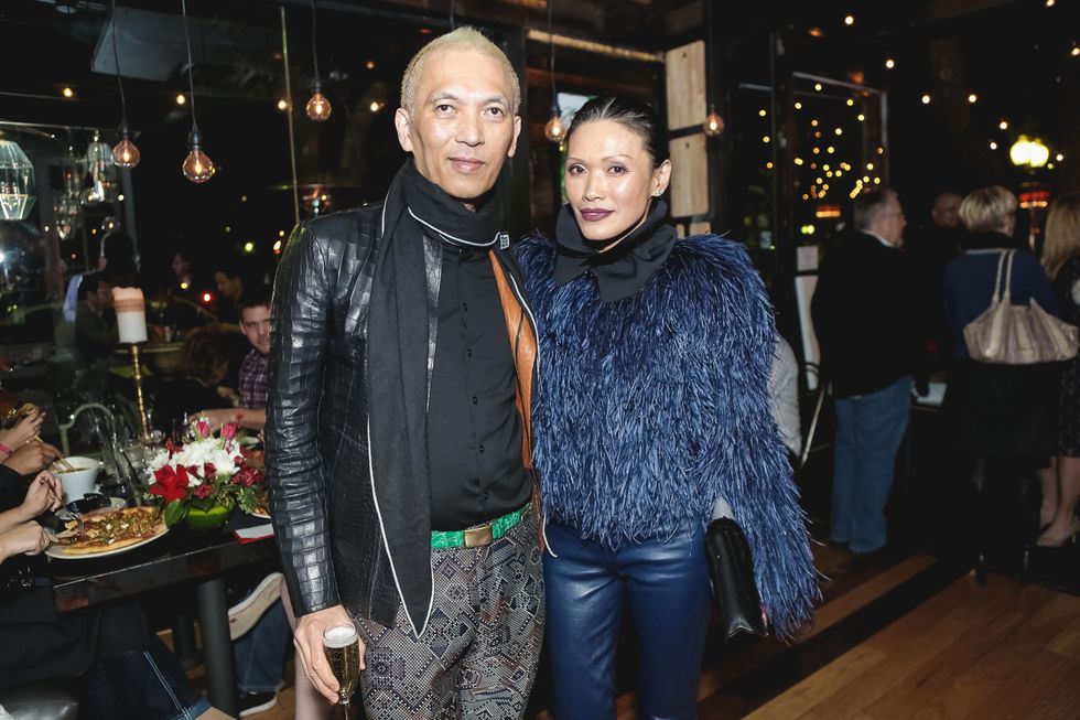 Marc and Duyen Nguyen at the Page Parkes & Ruggles Black Holiday Soiree December 2014