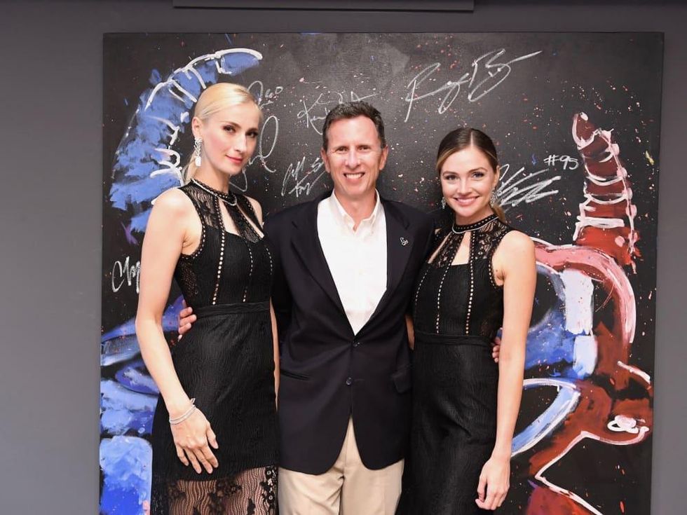 Marc Vandermeer and models at Guy\u2019s Night Out party at IW Marks Jewelers