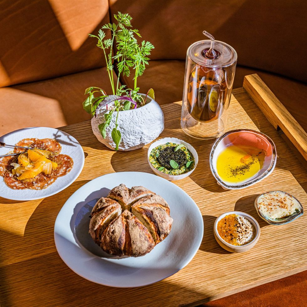 March Greece bread course