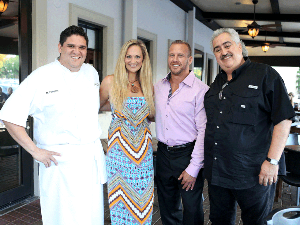 March of Dimes Cookoff 2015 Chef Michael Pellegrino (Anejo), Rachel & Tom Regan, Chef Arnaldo Richards (Pico\u2019s)