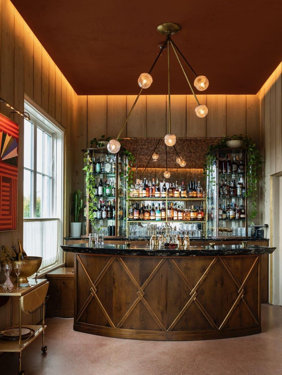 March restaurant bar interior