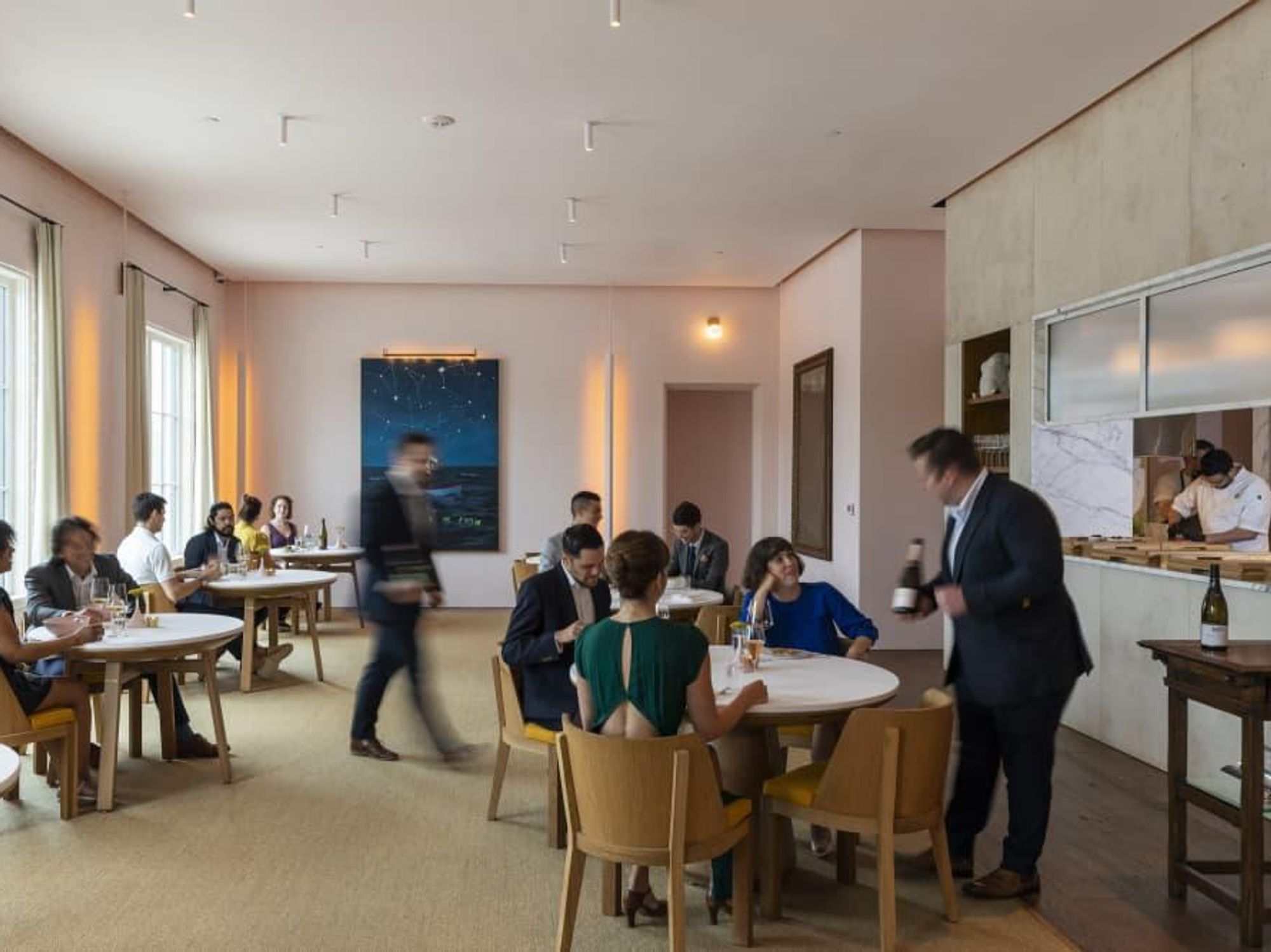 March restaurant dinner service