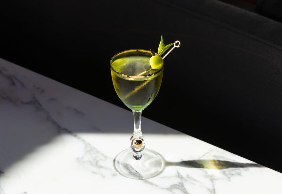 March restaurant tini apple cocktail