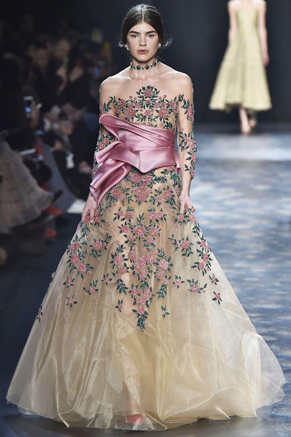 Magnificent Marchesa collection features evening gowns fit for a queen ...