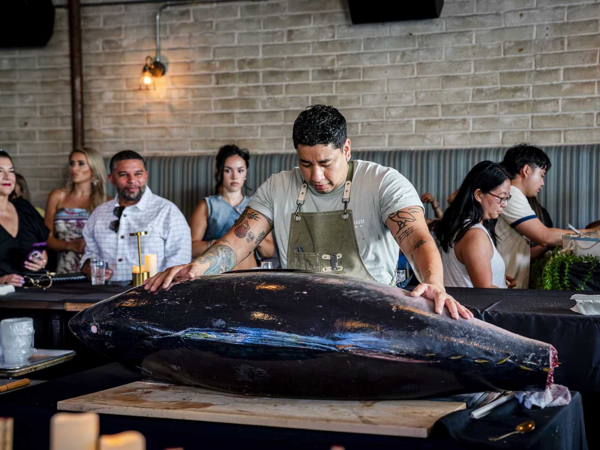 Marcos Juarez Hidden Omakase tuna breakdown