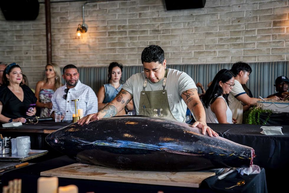 Marcos Juarez Hidden Omakase tuna breakdown