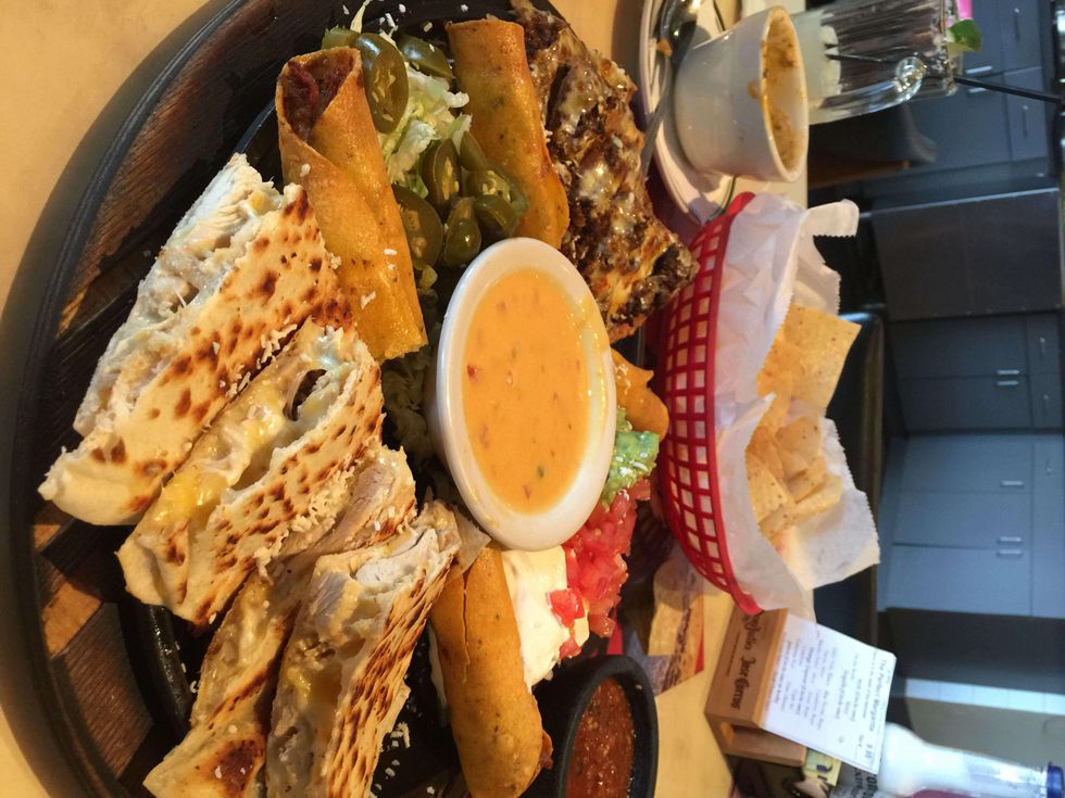 Marene El Real Tex-Mex Cafe chips queso quesadillas nachos