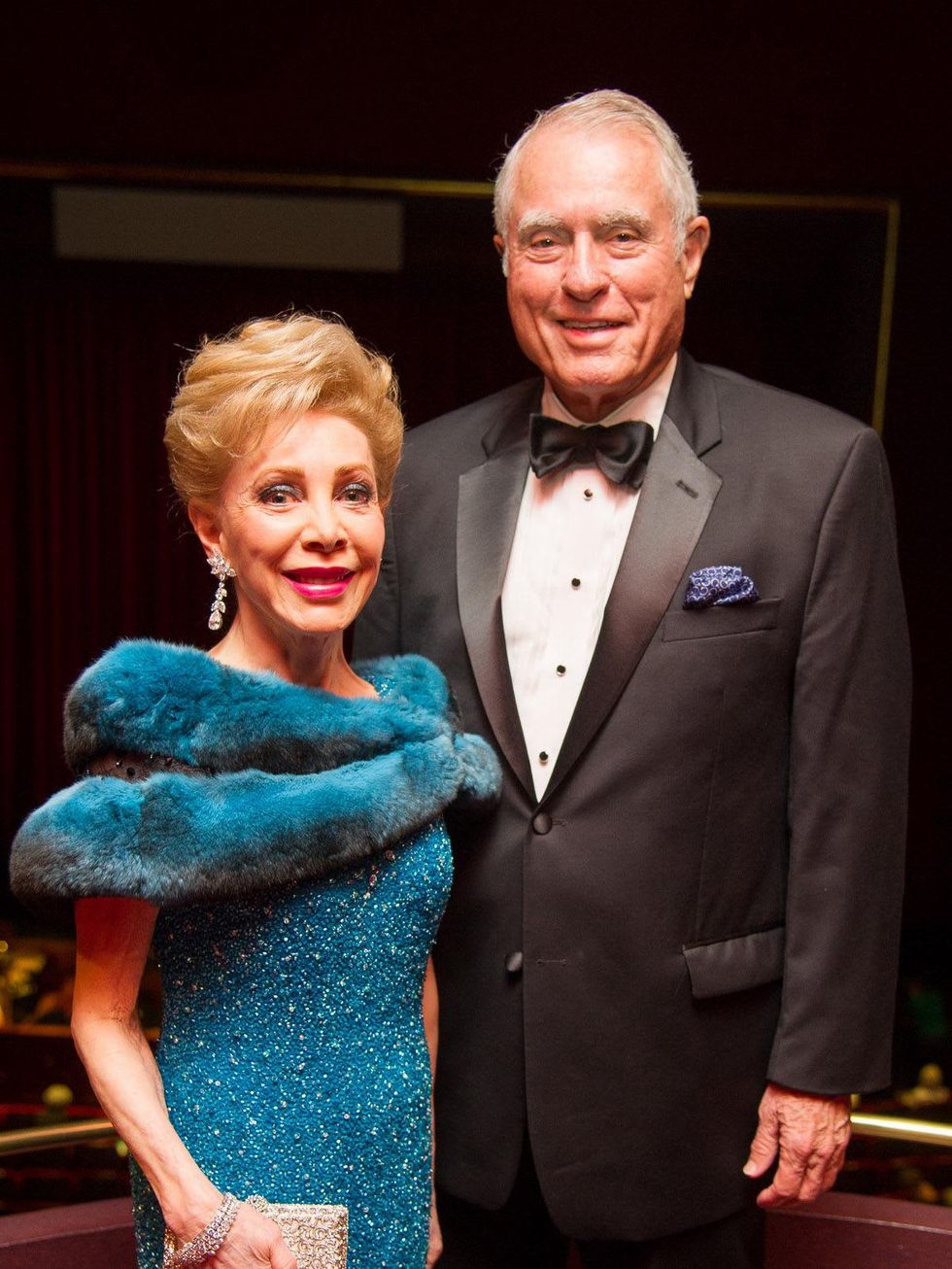 Margaret Alkek Williams and Jim Daniel at the Houston Grand Opera Opening Night celebration October 2013