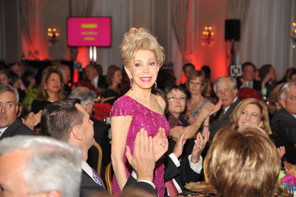 Margaret Alkek Williams at the Houston Arts Alliance event with Rita Moreno May 2014
