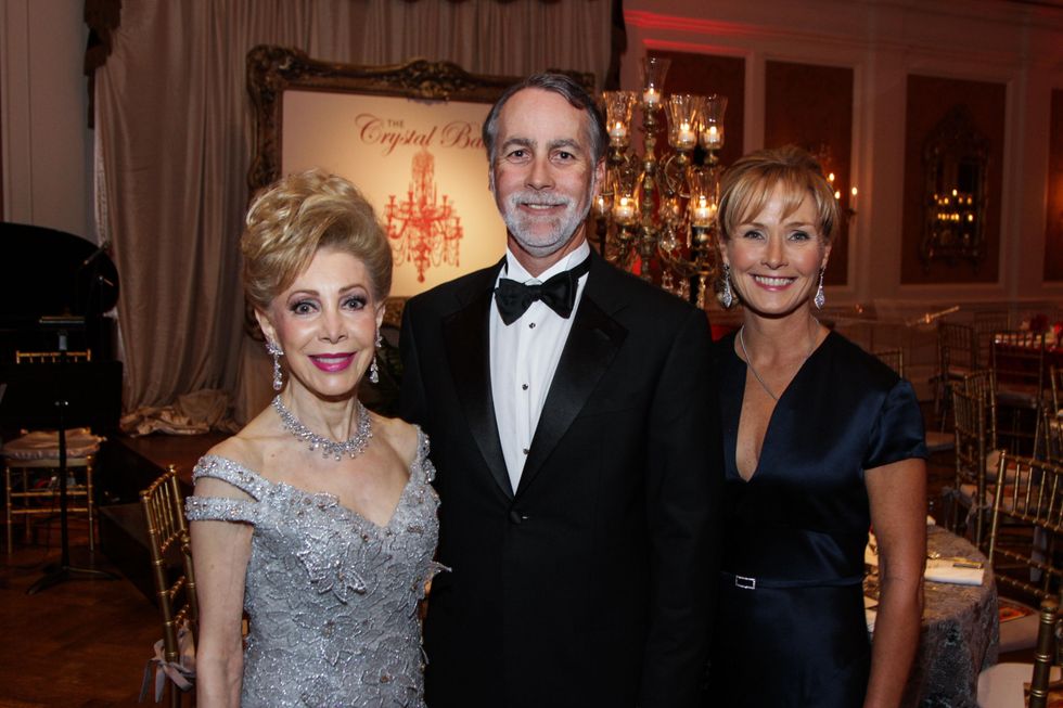 Margaret Alkek Williams, from left, with Charles and Randa Williams at the Huffington Center on Aging Gala November 2013