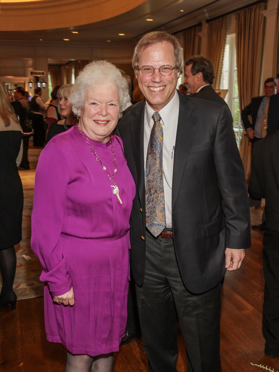 Margaret Klineberg and Stephen Klineberg at the Young Audiences of Houston Gala April 2014
