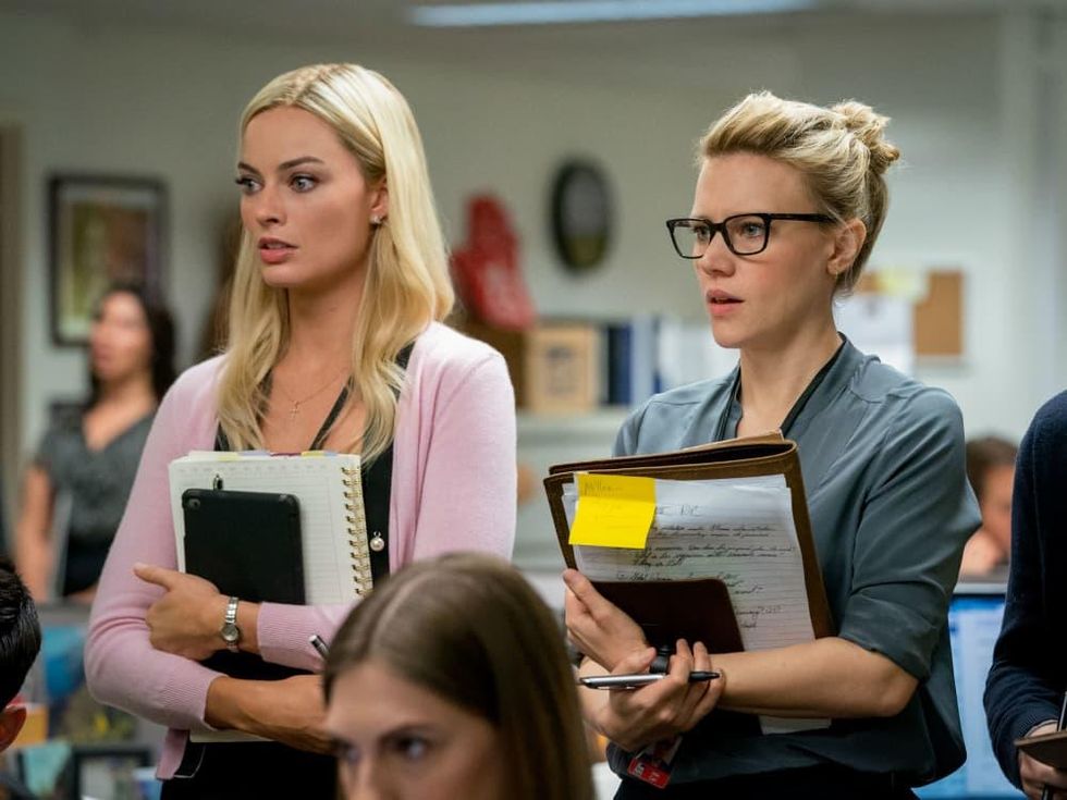 Margot Robbie and Kate McKinnon in Bombshell