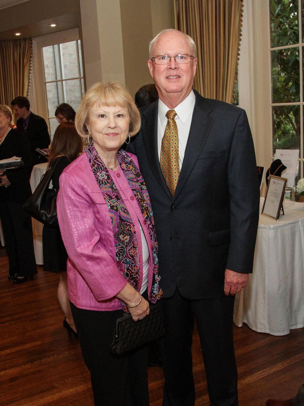 Maria and Jim Fawcett at the Houston Hospice dinner October 2013