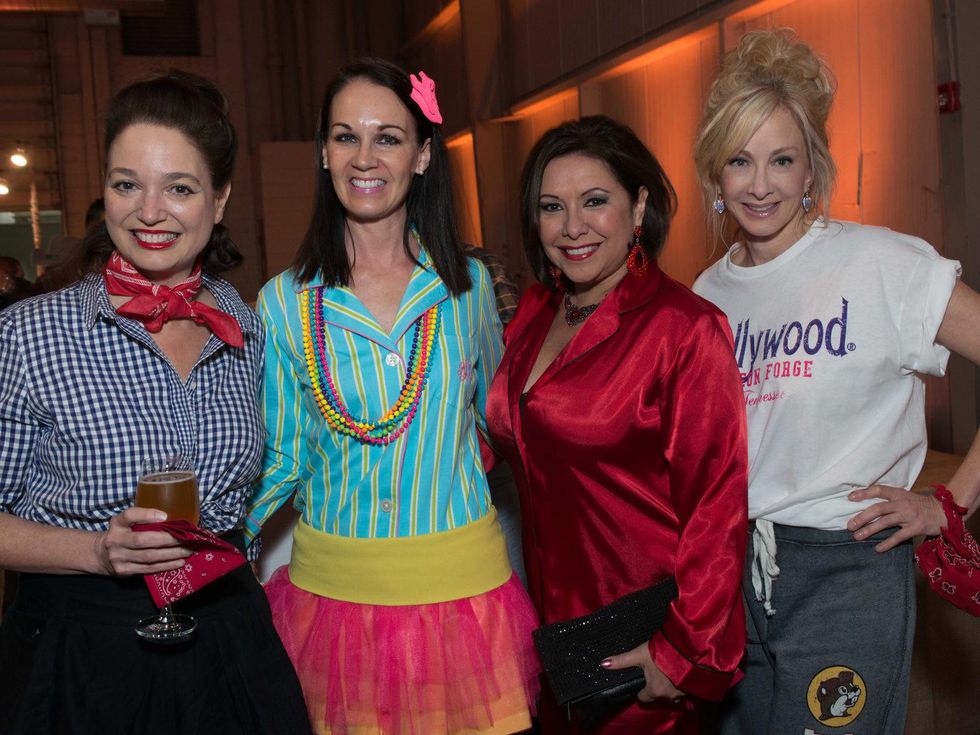 Maria Bassa, from left, Beth Muecke, Debbie Festari and Rebecca Allen at the Hope Stone Gala March 2014