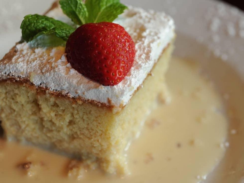 Maria's Tres Leches thanksgiving menu