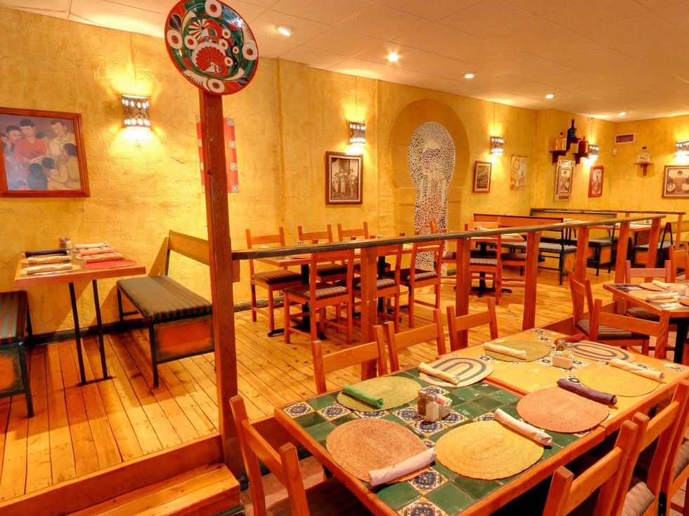 Maria Selma Restaurant Houston interior dining room