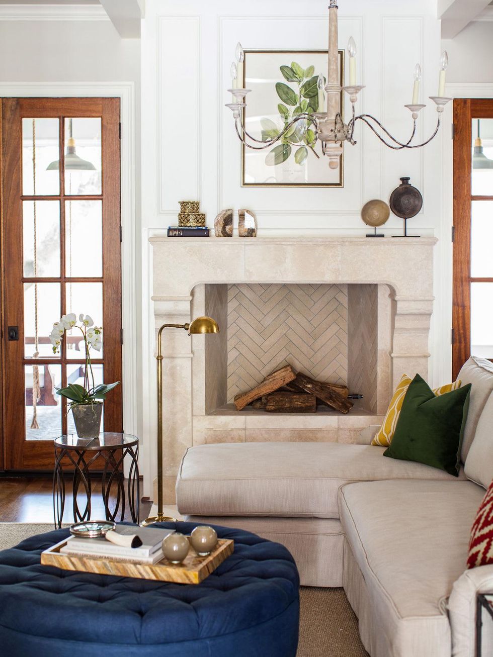 Marie Flanigan interior design ideas January 2015 Indigo Ottoman