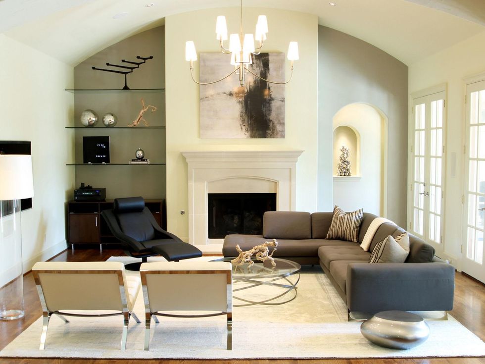 Marie Flanigan interior design ideas January 2015 Midcentry Modern and Black