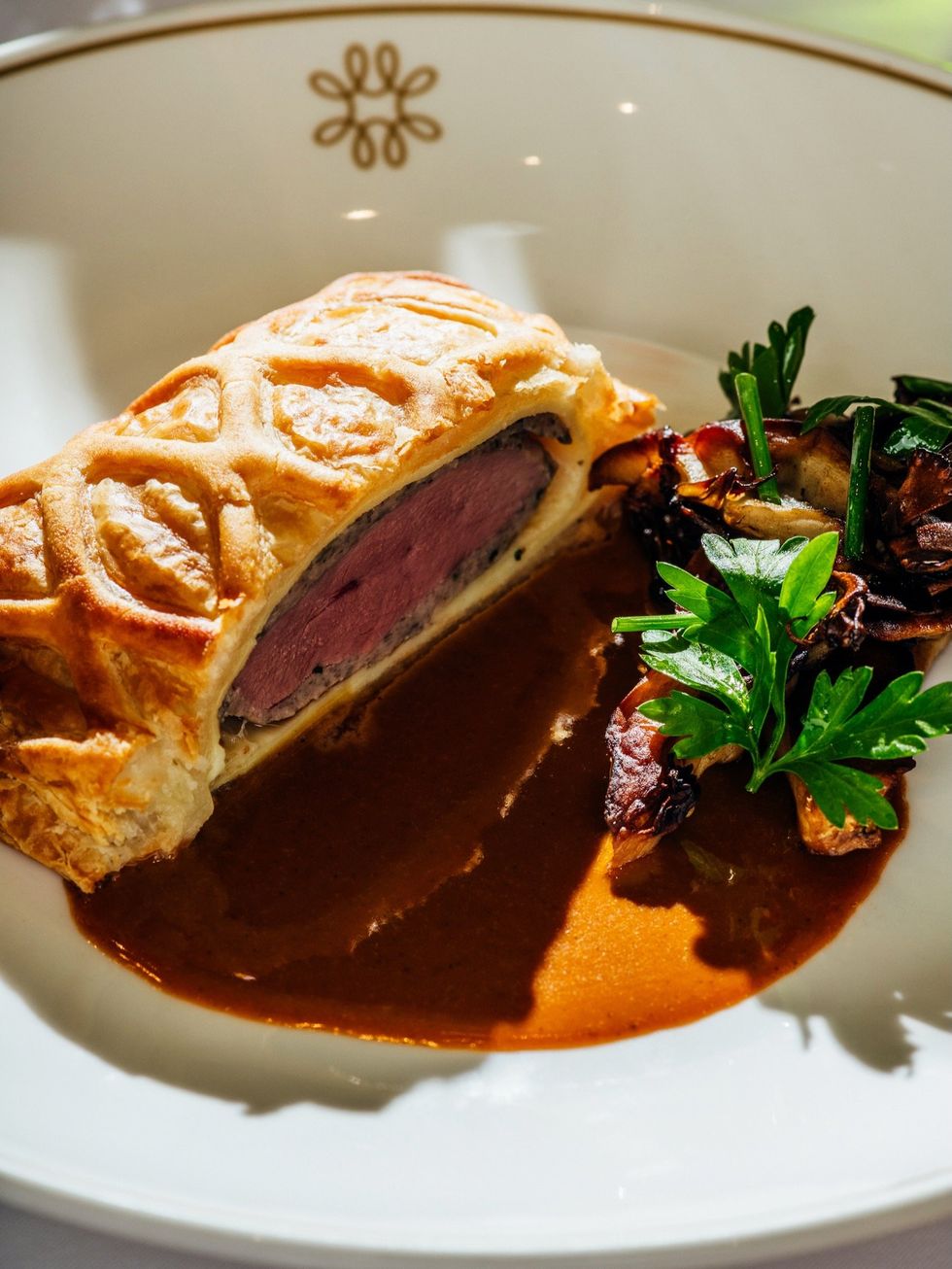 Marigold Club duck wellington