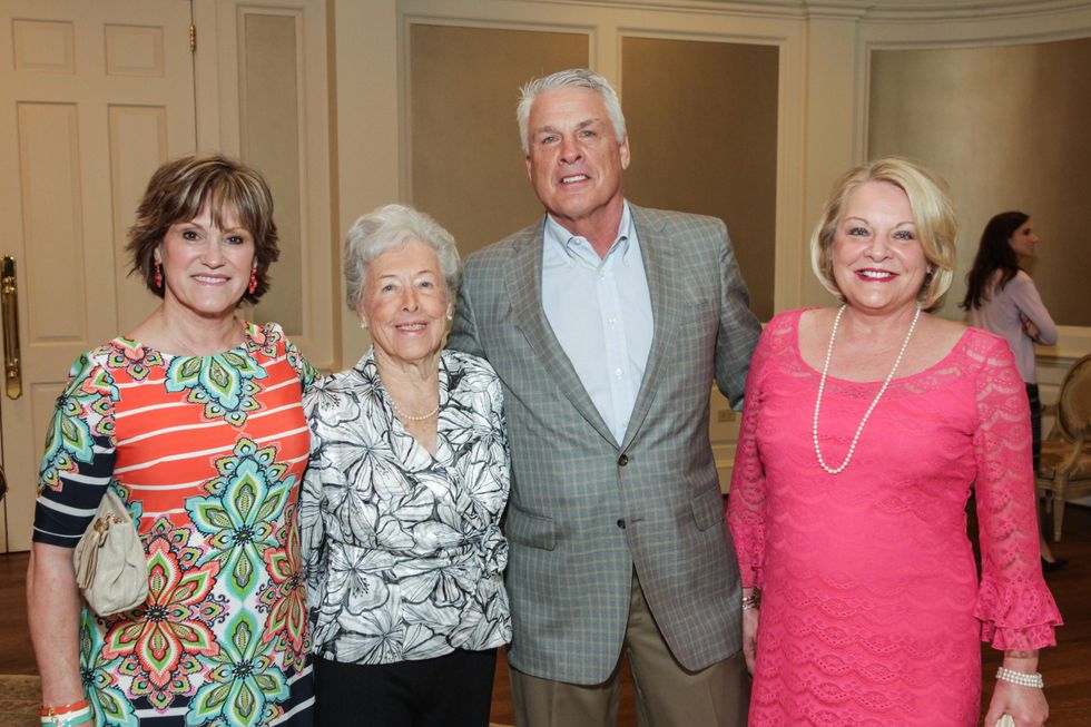 Marilyn Jaggard, from left, Ann Jaggard and Steve and Ellen Jaggard at the MS Society luncheon March 2015