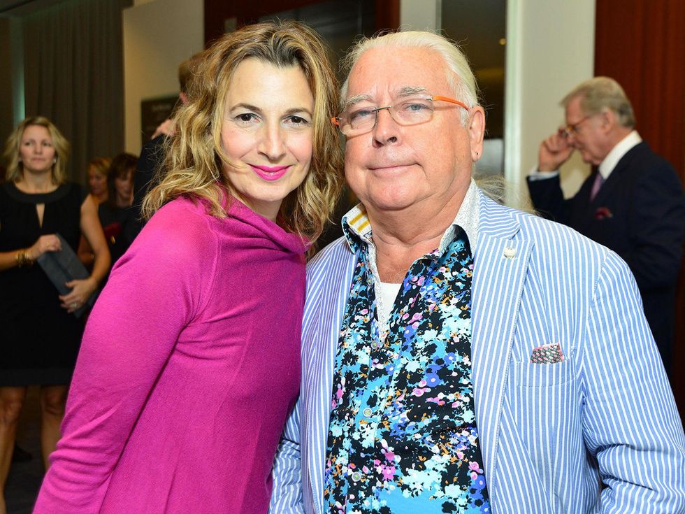 Marisa Arcocella Marchetto and Silvano Marchetto at the Memorial Hermann Razzle Dazzle Pink Luncheon October 2013