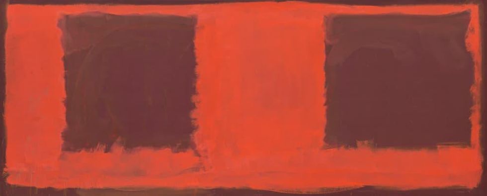 Mark Rothko Retrospective: Untitled (Seagram Mural sketch)