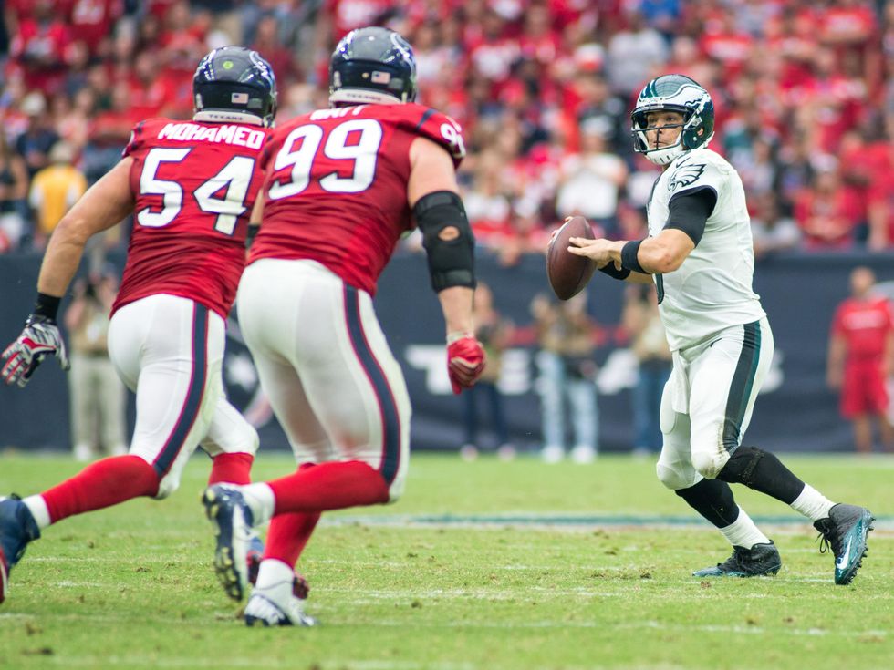 Mark Sanchez Watt Texans