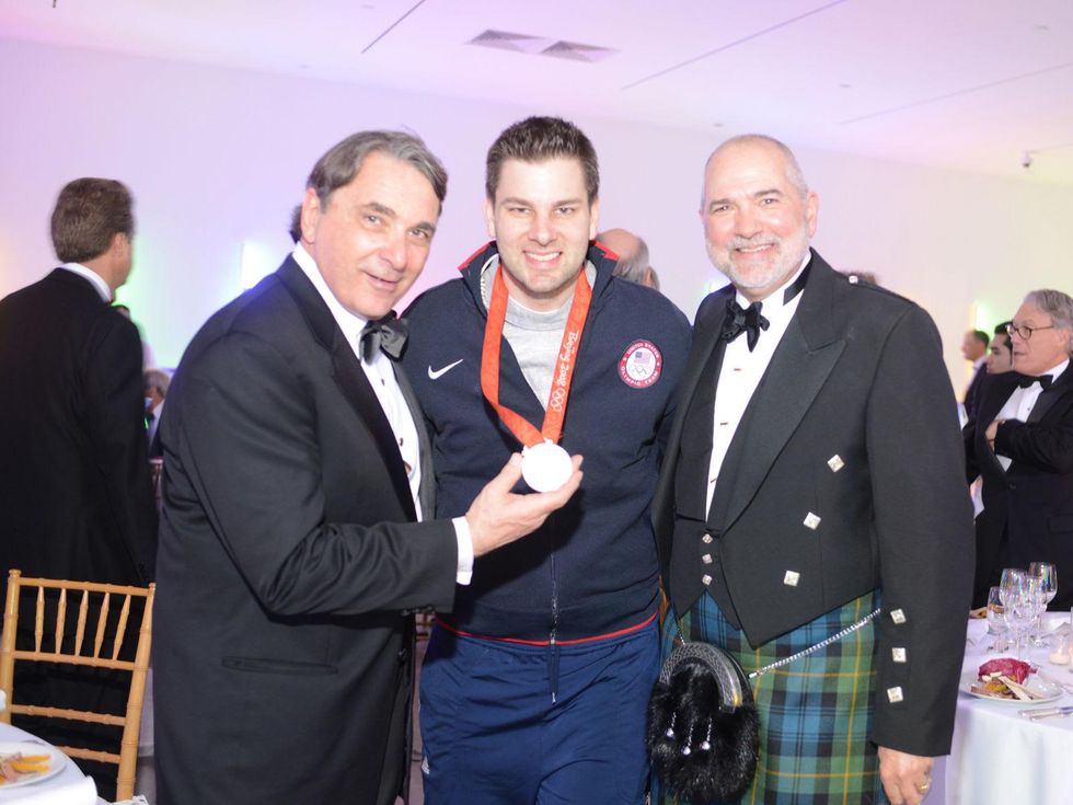 Mark Wawro, from left, Tim Moorehouse and Bob Cavnar at Men of Menil March 2014