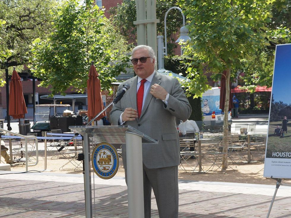 Market Square mural dedication with Gonzo247 May 2013 speaker