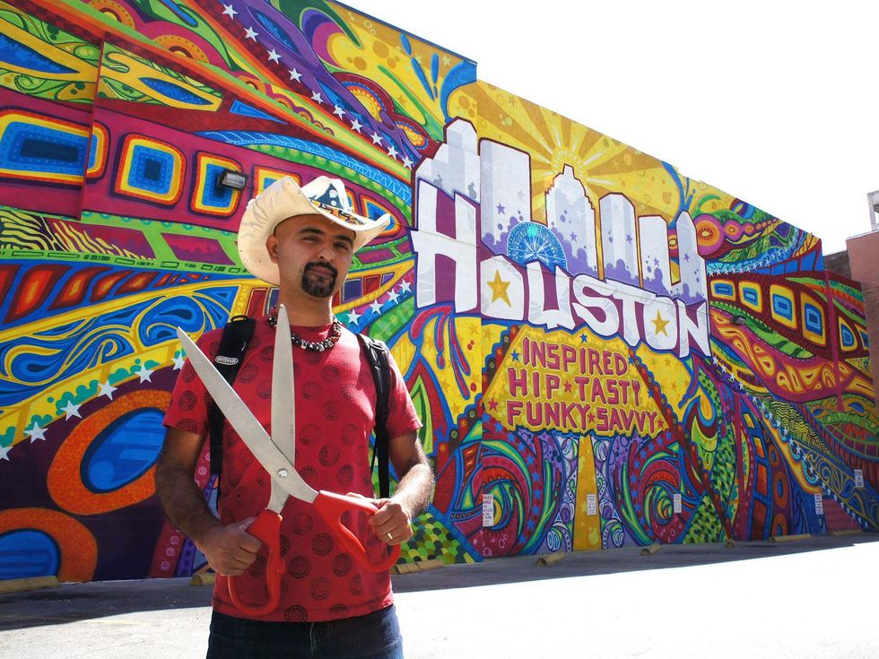 Market Square mural dedication with Gonzo247 May 2013