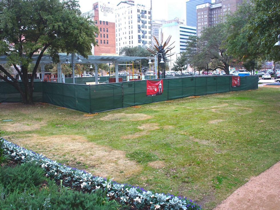Market Square renovations, January 2013