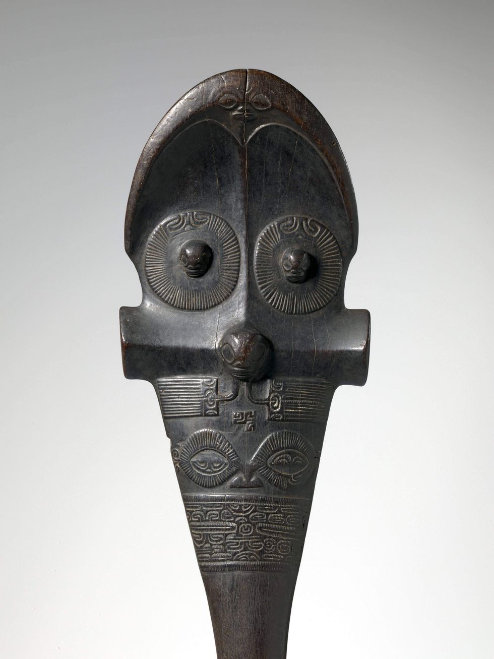 Marquesas Islands, French Polynesia, U\u2019u (Club), 19th century part of the MFAH's Gauguin's World exhibit.