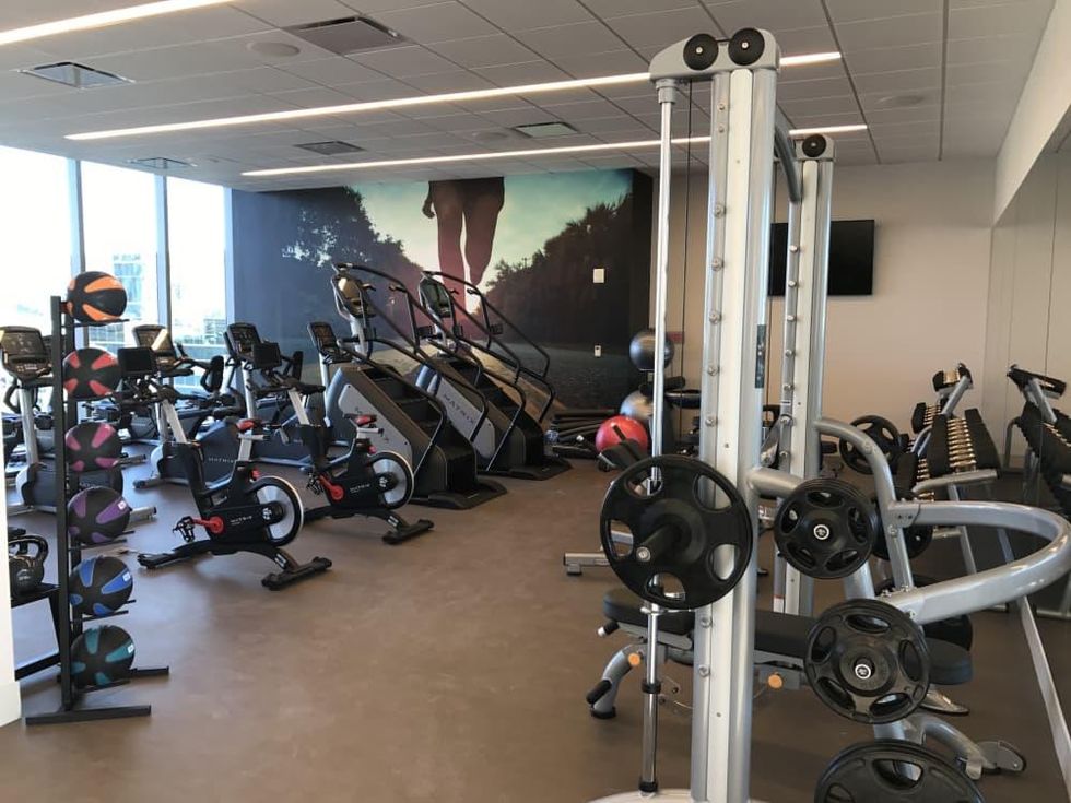 Marriott Marquis fitness center