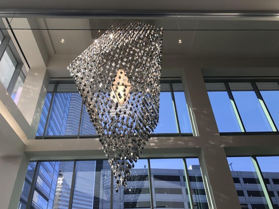 Marriott Marquis light fixture
