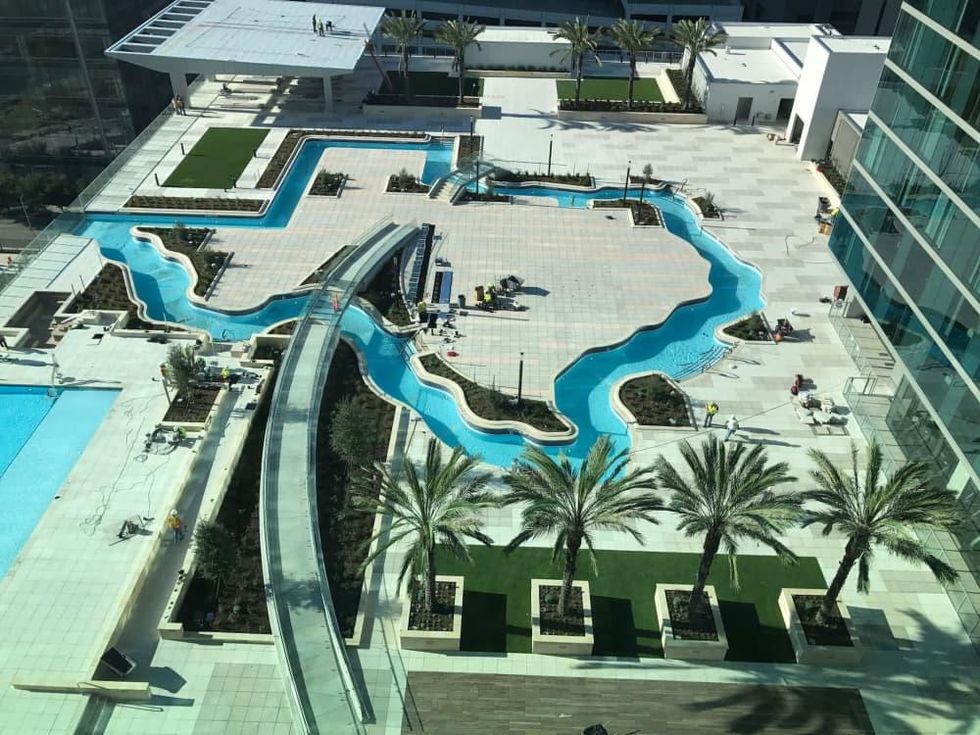 Marriott Marquis Texas lazy river