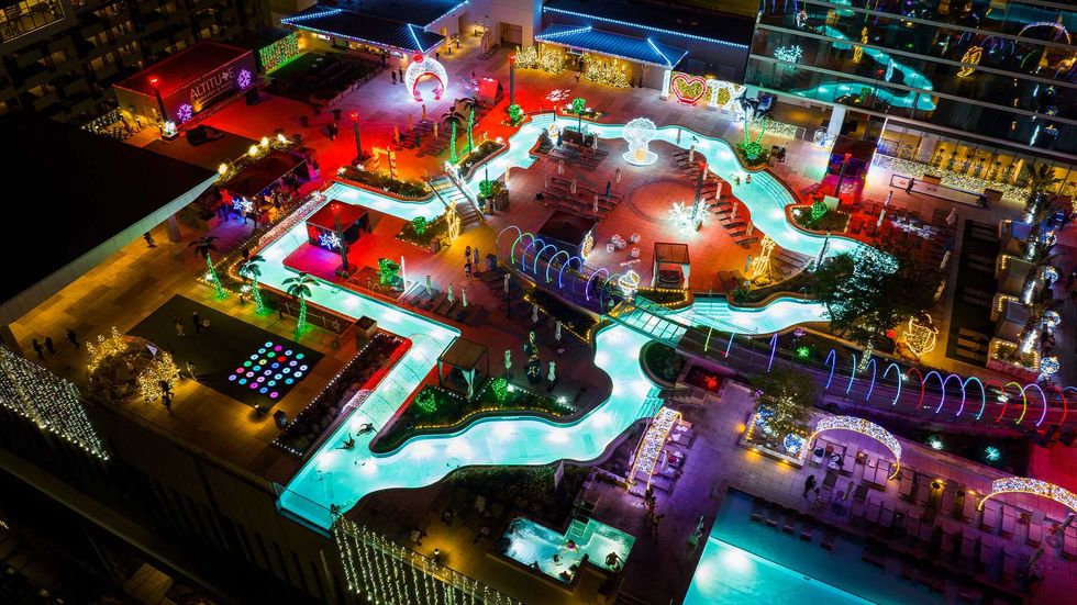 Marriott Marquis Texas Winter Lights