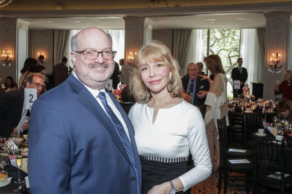 Martin B. Cominsky, Susan Boggio at Interfaith Ministries brunch