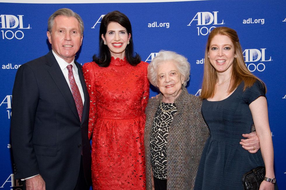 Martin Fein and Dr. Kelli Fein, from left, Celina Fein and Mindy Fein at the ADL Houston in Concert Against Hate November 2013