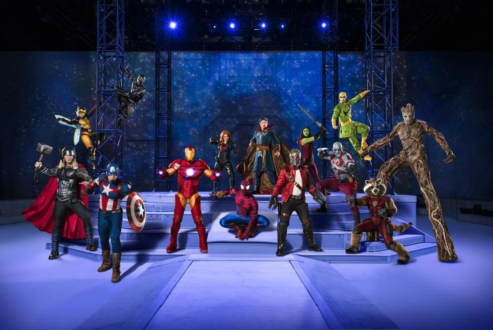 Marvel Universe Live!: Age of Heroes cast