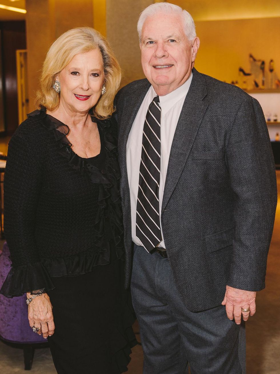 Mary Ann and David McKeithan at the Passion for Fashion kickoff December 2013