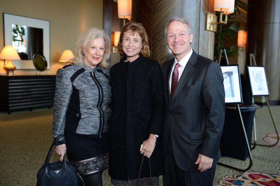 Mary Ann McKeithan, from left, with Julie and Marc Boom at the El Centro de Corazon luncheon March 2015