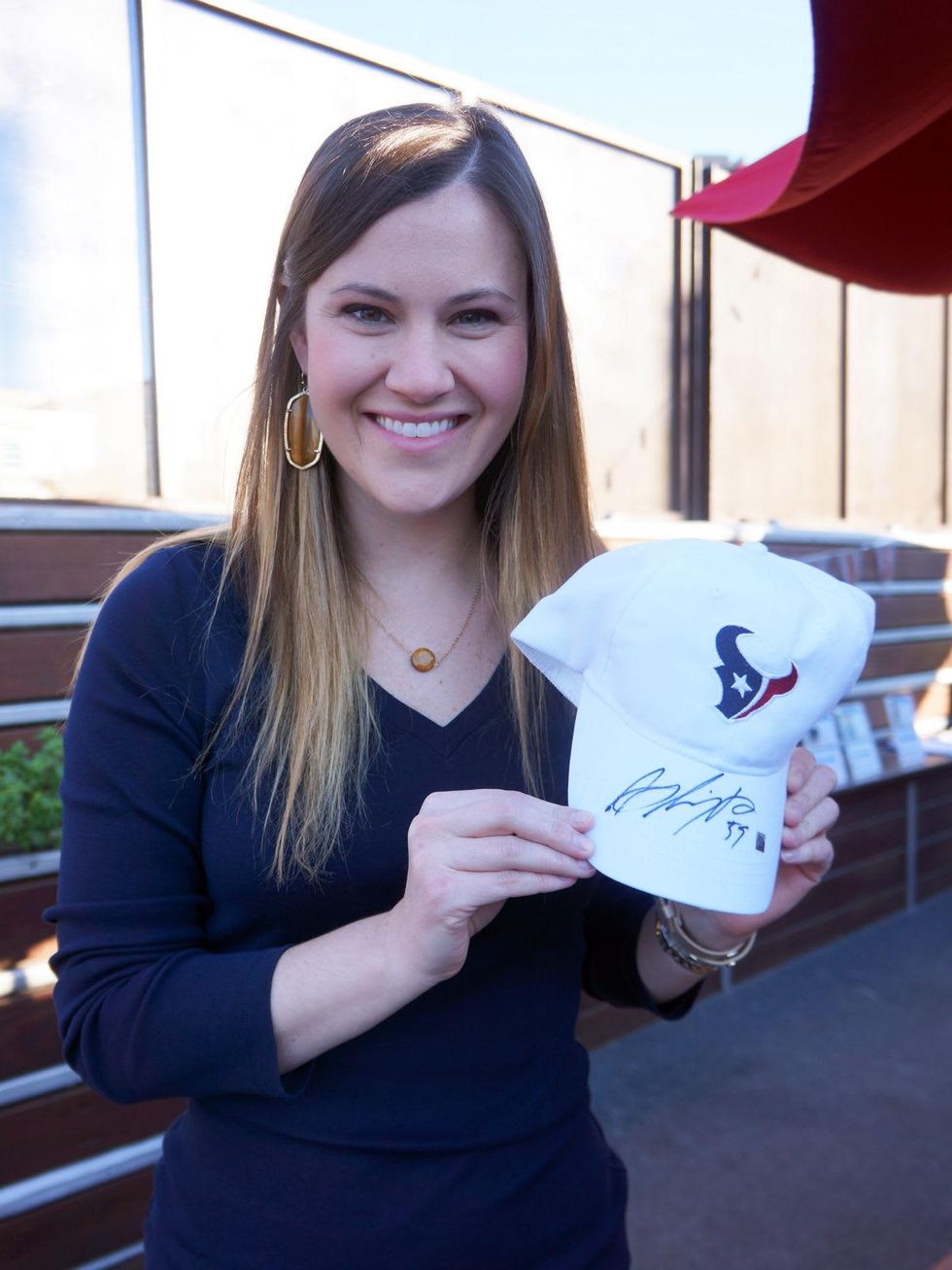 Mary Burtner at Friends for Life Texans TAILgate party November 2013