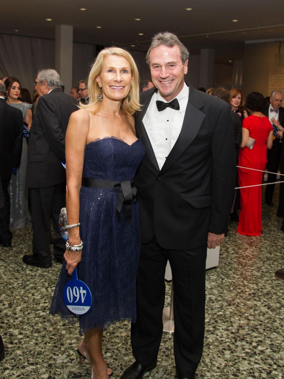 Mary Davis and Dana Caledonia at the MFAH Latin American Experience November 2013