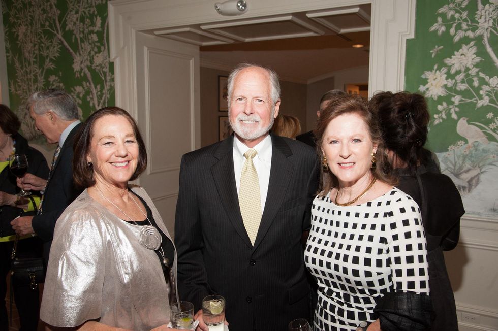 Mary Milby Brown, from left, with Bill and Sandy Turner at the Jung Center dinner April 2014
