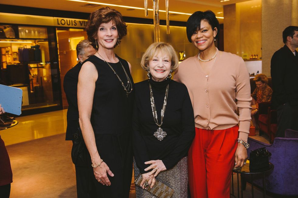 Mary Williams, from left, Kay King and Suzette Brimmer at the Passion for Fashion kickoff December 2013