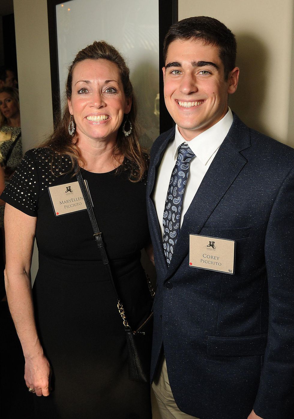 MaryEllen Picciuto and Corey Picciuto at the Johnny Mac Soldiers Fund Inaugural Houston Gala April 2015